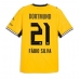 Borussia Dortmund Fabio Silva #21 Hemma matchtröja 2026-27 Kortärmad Billigt Borussia Dortmund Fabio Silva #21 Hemma matchtröja 2026-27 Kortärmad Billigt